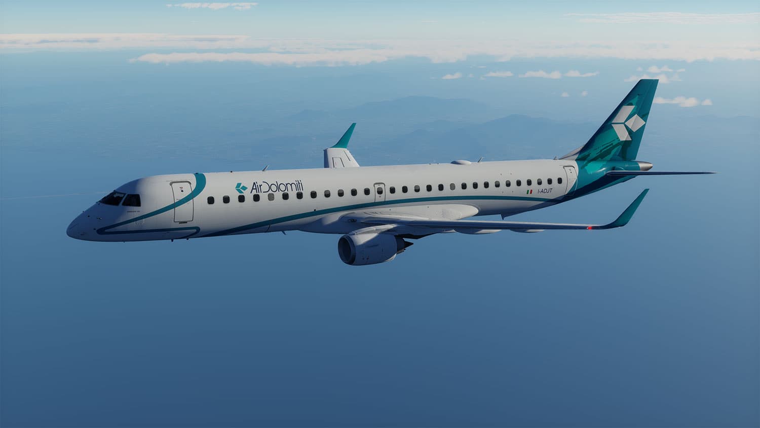 FPS Embraer E195 per X-Plane 12