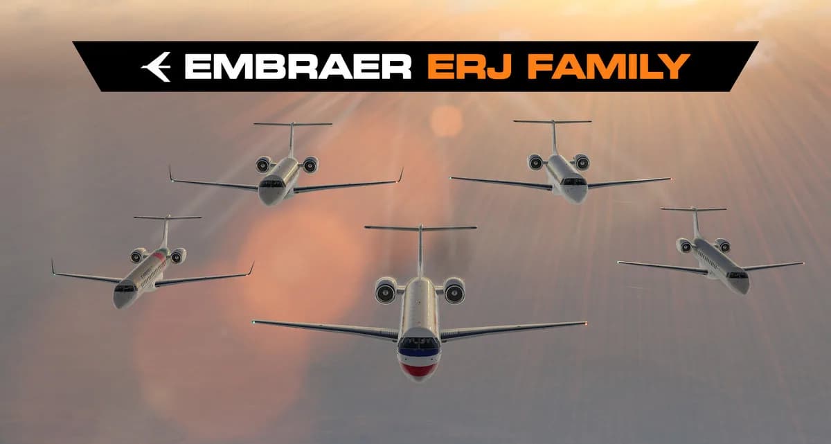 ERJ Family by X-Crafts pour X-Plane 11 (v1)