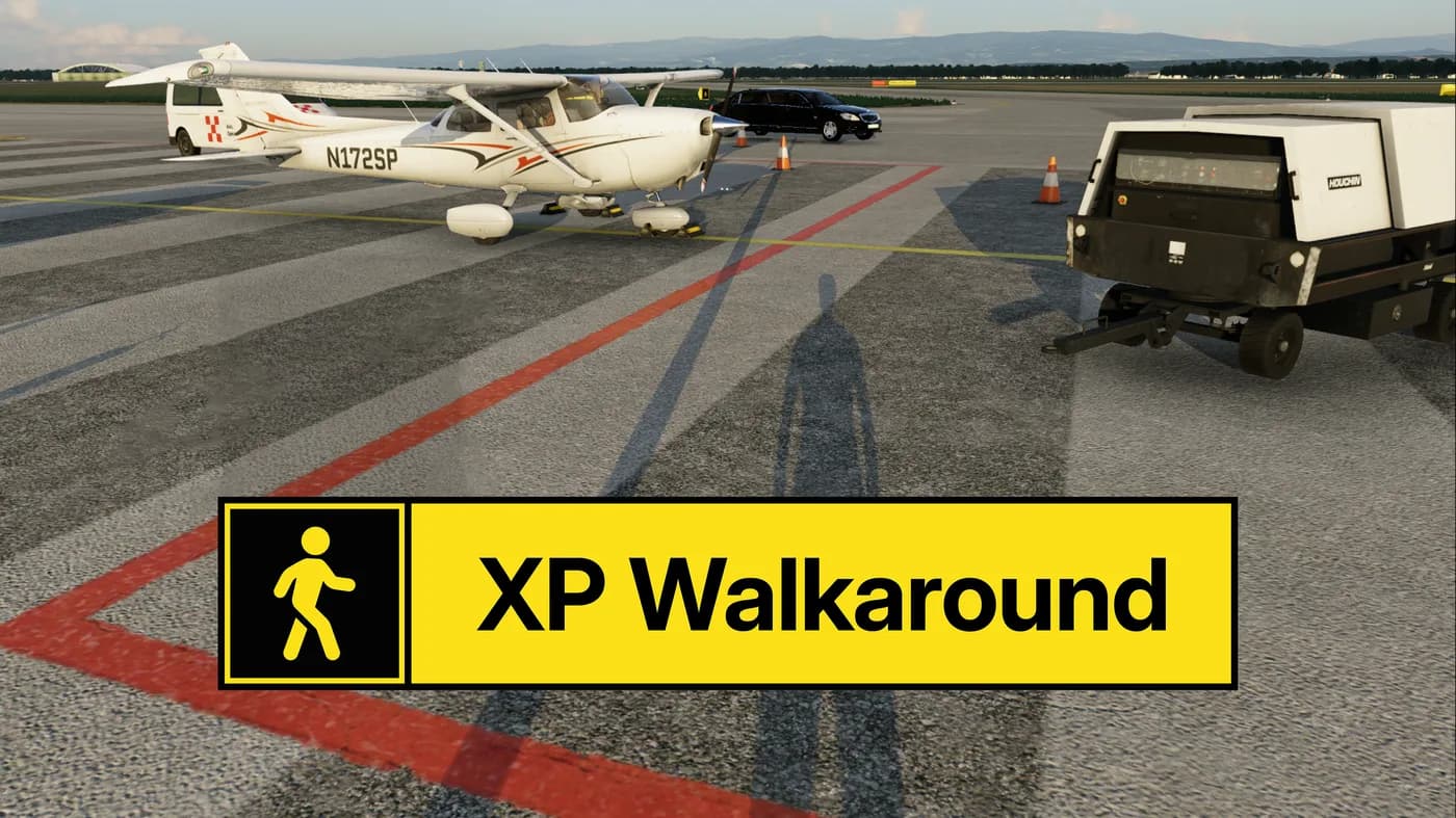 البرنامج المساعد WalkAround لـ X-Plane 11/12