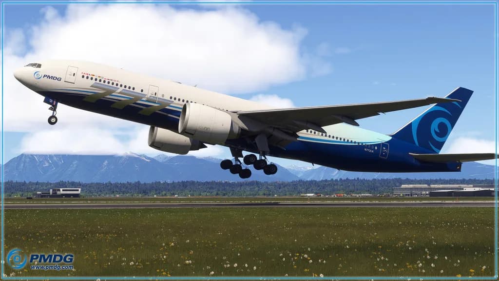 PMDG Boeing 777-200LR do MSFS 2020/2024