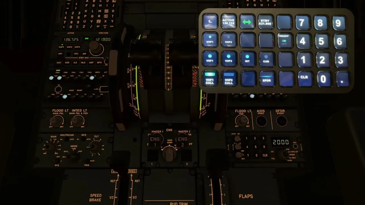 🎛️ StickAndRudder X-KeyPad dla X-Plane 11/12 ✈️💡