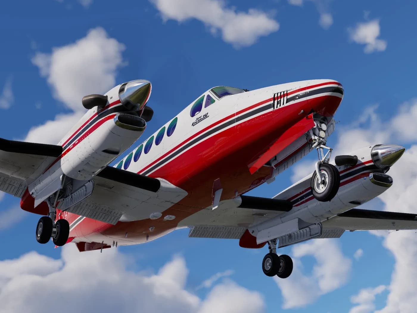 King Air (KA-350) من Airfoilabs مقابل X-Plane 11/12