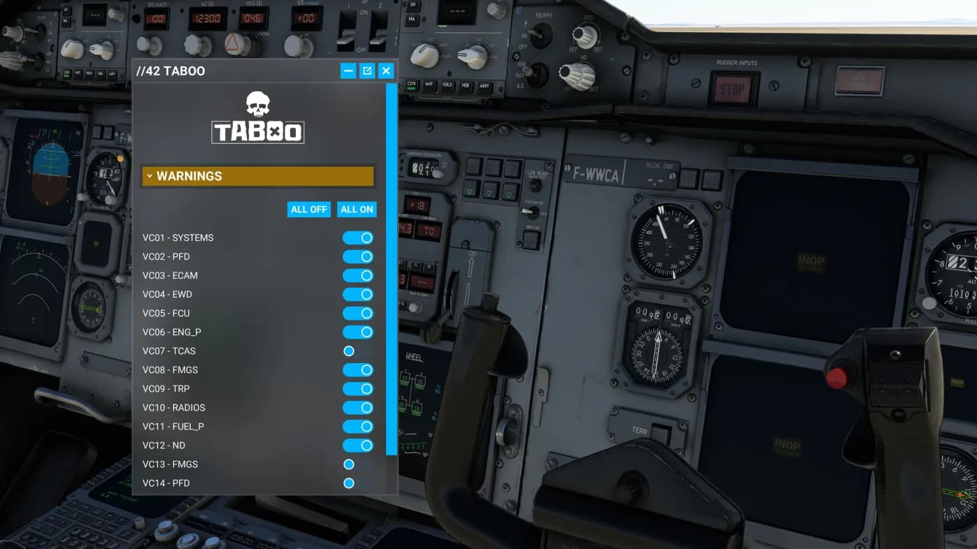 Taboo - ABO Utility cho MSFS 2020