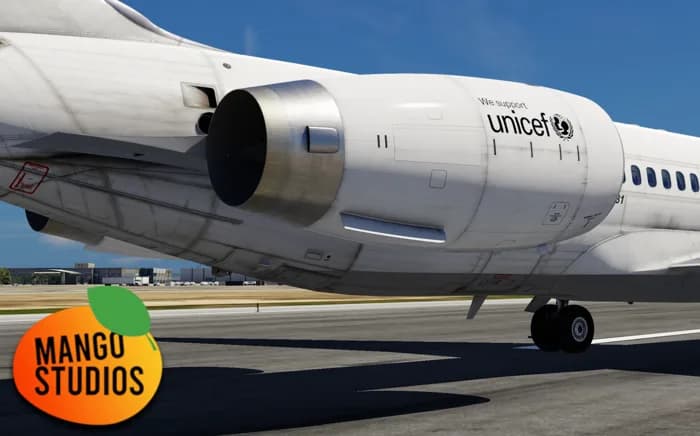 X-Plane 11/12 için Mango Studios IAE V2500 Engine Model (Rotate MD-80)