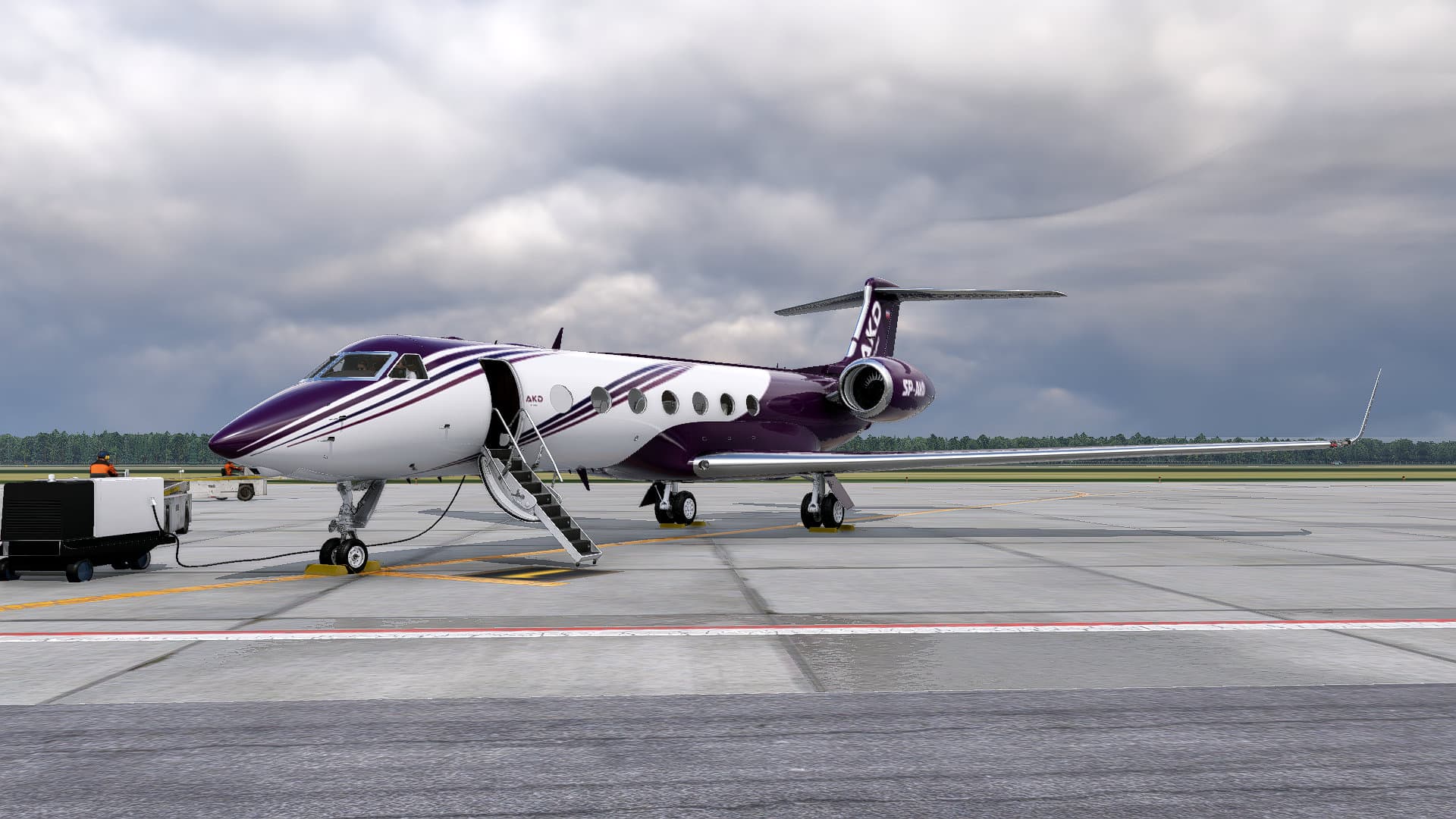 GLF550 v2 - Ultimate Business Jet by AKD Studio for X-Plane 11/12