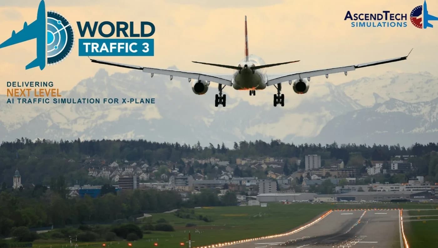 حركة المرور العالمية 3 لـ X-Plane 11/12
