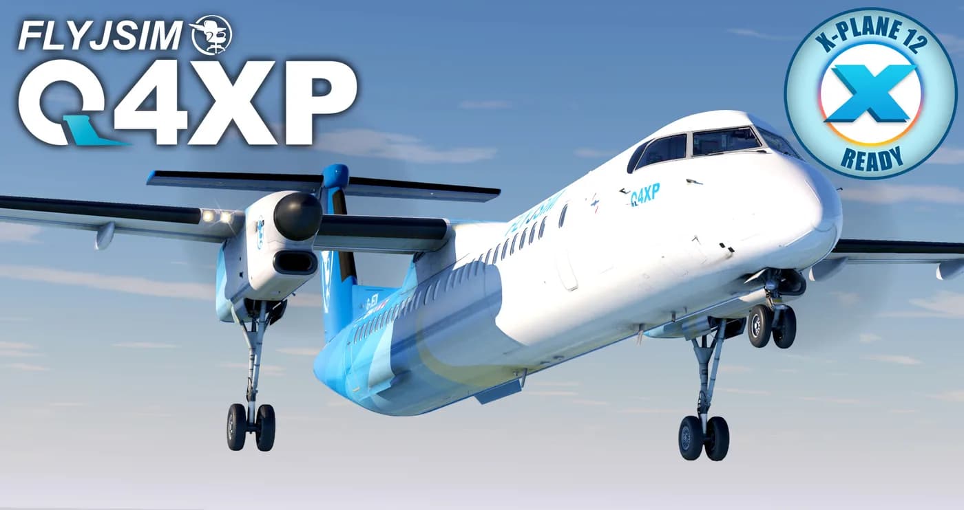 FlyJSim Q4XP (داش 8Q400) لـ X-Plane 11/12