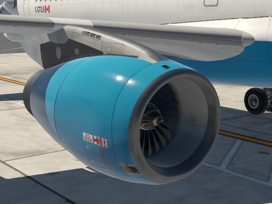 Pakiet dźwiękowy IAE dla Airbusa A319 firmy ToLiss