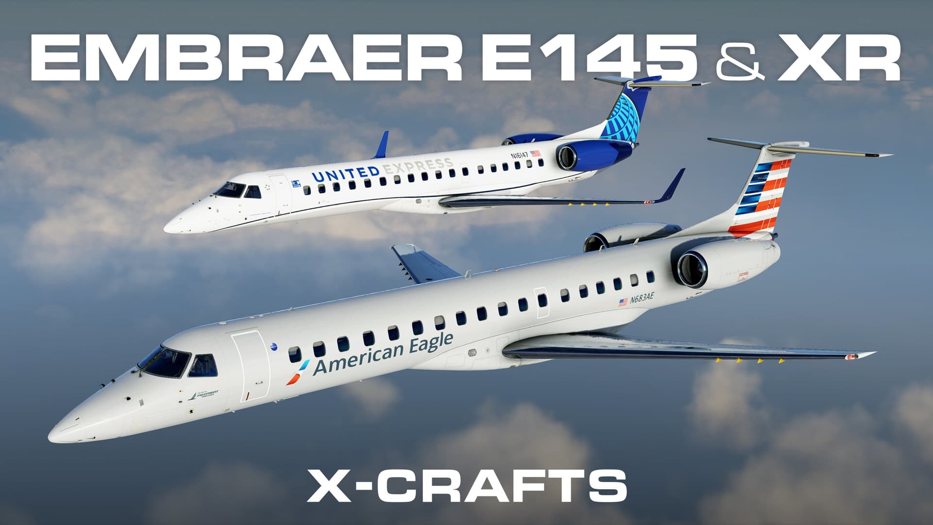 Embraer E145 i E145XR 2.0 firmy X-Crafts dla X-Plane 12