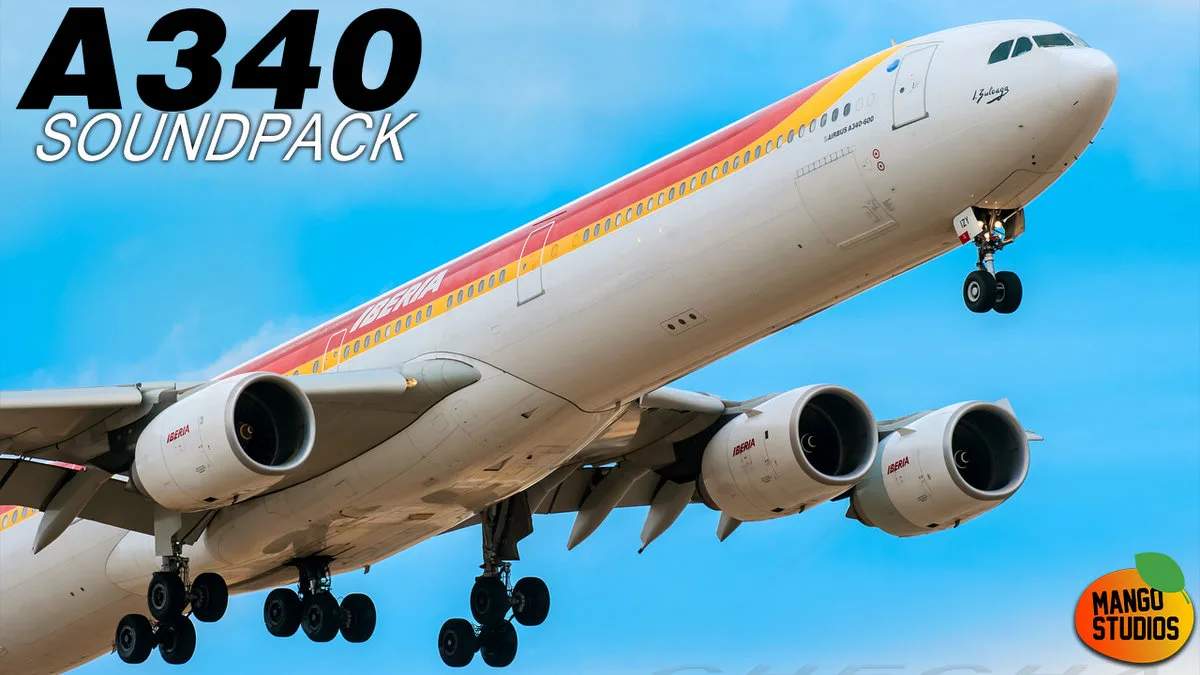 Mango Sounds для ToLiss A340-600 | X-Plane 11/12